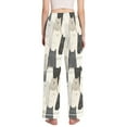 thumbnail image 3 of FORMRS Women's Pajama Pants with Pockets Soft Comfy Loungewear Sleep Bottom, Sizes S-2XL, White Cute Cats, 3 of 8