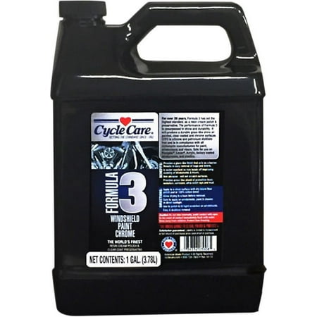 Cycle Care Formulas Formula 3 Windshield, Paint and Chrome Polish 32 oz