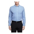 thumbnail image 1 of Van Heusen - Camisa de vestir con cuello abotonado a cuadros de ajuste regular para hombre, bígaro, Van Heusen V0225, 1 of 7