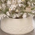 thumbnail image 3 of Christmas Decorations Outdoor Desktop Ornament Christmas Decor Knit Tree Skirt Christmas Tree Skirt Style Base Scene Setting Holiday Decorations Desktop ornamentation, 3 of 6