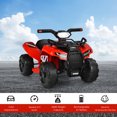 thumbnail image 5 of Gymax 6V 4 Wheels ATV Quad Ride On Car Kids Ride-On Toy w/ Music Horn LED Light Red, 5 of 9
