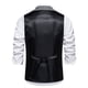 thumbnail image 5 of pstuiky Camisetas sin mangas para hombre, Chaleco informal de color liso con bolsillos y solapa para hombre Chaleco para hombre xl, 5 of 7
