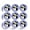 Clear, variant on Animaniacs Dot Head Planner Calendar Scrapbooking Crafting Stickers