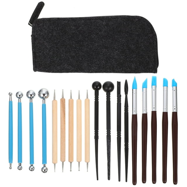 1 Ensemble d'Outils de Sculpture en Argile Polymère Bricolage Outils de Sculpture en Argile Outils de Modelage pour Poterie