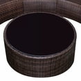 thumbnail image 5 of vidaXL 2 Piece Garden Lounge Set with Cushions Poly Rattan Brown, 5 of 5