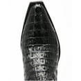 thumbnail image 6 of Moonshine Spirit Men's Rock City Fuscus Caiman Western Boot Snip Toe Black 9.5 EE  US, 6 of 7