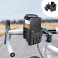 thumbnail image 3 of Eoozwa Golf Cart Cup Holders, Universal 2-in-1 Mug Phone Holder, Protective Pad, Bike, Wheelchair, Walker, Scooter Universals Bicycle Cup Holders, 3 of 6
