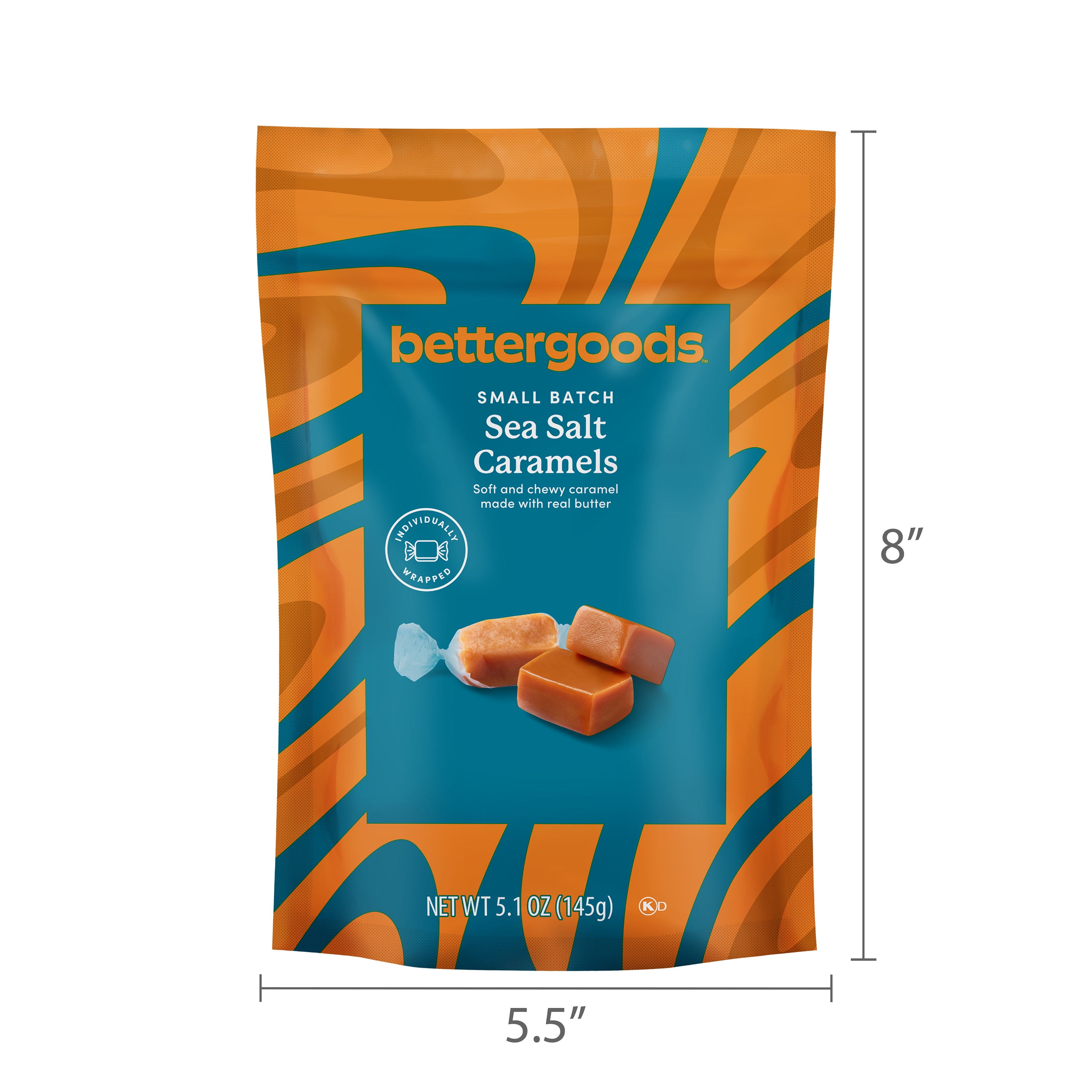 bettergoods Small Batch Sea Salt Caramels, 5.1 oz