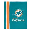 thumbnail image 1 of FOCO NFL Plush Soft Micro Raschel Throw Blanket 50 x 60 Miami Dolphins, 1 of 1