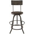 thumbnail image 2 of LexMod Procure Wood Bar Stool, Black, 2 of 5