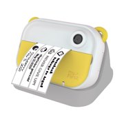 myFirst Camera Insta Wi - Kids Digital Camera Instant Print, Label Maker, 12MP, 1080P Video, Selfie Lens, Memory Card, Lanyard, for Kids 3-12 (Yellow)