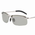 thumbnail image 3 of Polarized Day And Night Vision Glasses Metal Frame Resin Lenses For Driving And Fishing Sunglasses Black UV400, 3 of 4