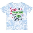 thumbnail image 3 of Inktastic Santa is Promoting Me to Big Sister Girls Toddler T-Shirt, 3 of 5