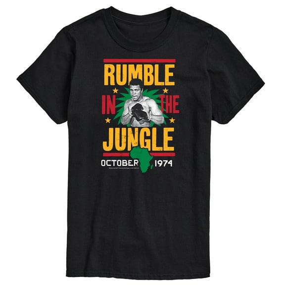 Muhammad Ali - Boxing Legend - Rumble In The Jungle Oct. 1974 - Men's Short Sleeve Graphic T-Shirt