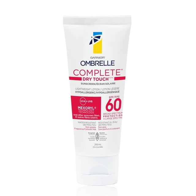 Protector solar Garnier Ombrelle Complete Sensitive 60 SPF 200 ml