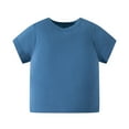 thumbnail image 1 of Nmmacb T-Shirt Garçon Été Col à Revers Manches Courtes Couleur Unie Taille 1-8 Ans, 1 of 8