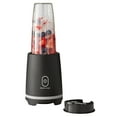 Mainstays Black SingleServe Blender with 1 Travel Lid, 16 oz, New