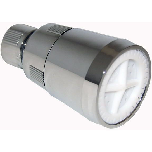 Lasco Fittings Shower Head Adjustable Spray - 2 GPM, Chrome, Plastic, Pack Of 1