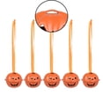 thumbnail image 2 of Campanas de calabaza de metal de Halloween de 4 cm con adornos colgantes de árbol de cuerda, accesorios para festivales, 10 piezas Kearding HA001333-02, 2 of 6
