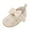 Beige, variant on Xfvqtps Baby Girls Walking Shoes Mary Jane Flower Bowknot Cute Princess Sweet Soft Sole Cloth Infant Shoes Summer New Toddler Sandals Outside Wear Non Slip Breathable Shoes Pink