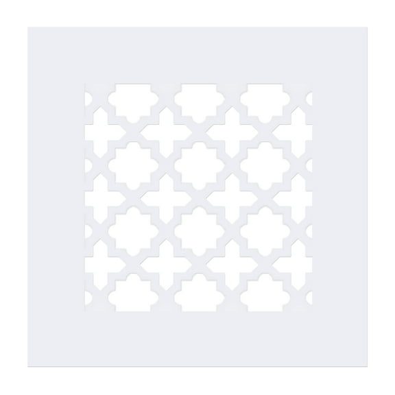 Uxcell Air Vent Cover Grille for 5.5"x5.5" Duct Opening, Acrylic Glass Wall Ceiling Hole Cover with Screws