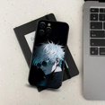 thumbnail image 3 of J-Jujutsu K-Kaisen G-Gojo Anime funda de teléfono para Apple iPhone 15,14,13,12,11,Pro,X,XS,Max,XR,Plus,Mini cubierta negra suave, 3 of 5
