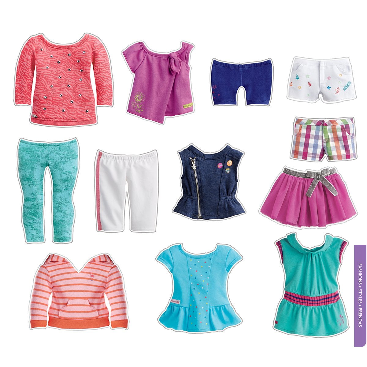 american girl paper doll fashion stylist set