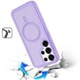 thumbnail image 3 of For Samsung s25 Ultra Glossy Oil Premium Hybrid Case Cover - Purple, 3 of 3