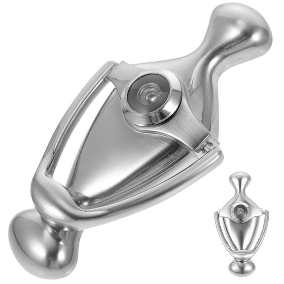 Zinc Alloy Door Knocker with Peephole for Front Door Viewer and Knocker