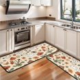 thumbnail image 3 of Kitchen Rugs Sets Of 2,Red Mushroom Rainbow Light Pattern Anti Fatigue Kitchen Mat Rugs Non Slip Washable,Decorative Kitchen Floor Mats for Kitchen,Sink,Laundry,17"x47"+17"x47", 3 of 5