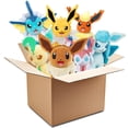 thumbnail image 1 of Juego de peluche Pokémon 8 Eevee Evolution Mystery Box, paquete de 2, 1 of 6