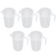 thumbnail image 3 of 5Pcs Liquid Measuring Cups Made Of Transparent Plastic For DIY Baking And Coffee Making With Accurate Measurement Features, 3 of 3