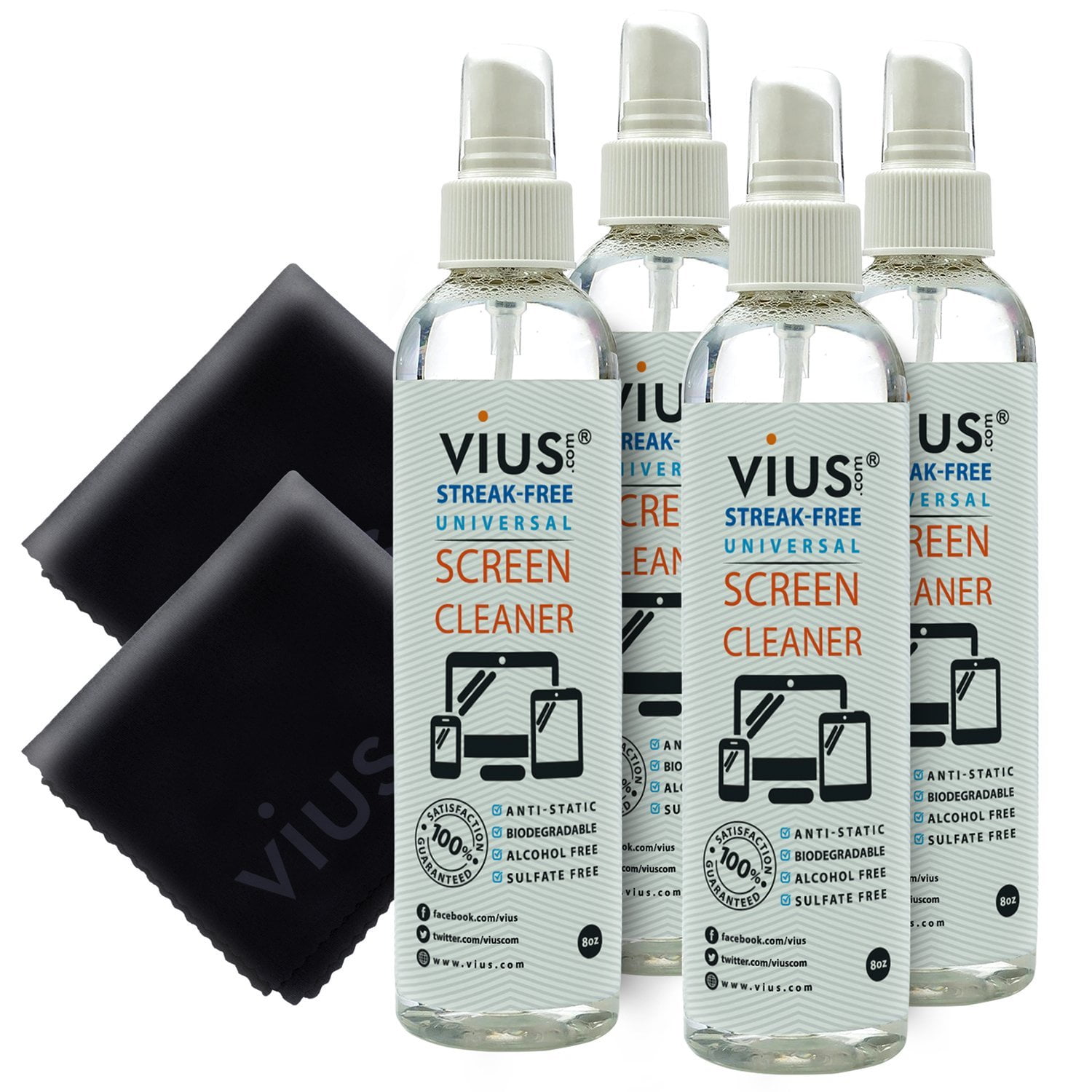 Screen Cleaner vius Premium Screen Cleaner Spray for LCD LED TVs