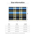 thumbnail image 2 of Horizontal Flannel Blanket Is Light Warm Soft Anti-Pilling Anti-Wrinkle Anti-Allergy And No Hair Loss For Bed And Sofa Camping Travel Cornflowerblue Buffalo Plaid Check Tartan Scotland_4, 2 of 8