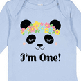 thumbnail image 4 of Inktastic First Birthday Panda 1 Year Old Girl Girls Long Sleeve Baby Bodysuit, 4 of 5