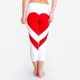 thumbnail image 3 of Leggings de yoga de corazón para mujer de talla grande, pantalones de retales, mallas delgadas, mallas deportivas para correr, pantalones de jogging de gimnasio, cintura alta kenally FS6738-09, 3 of 3