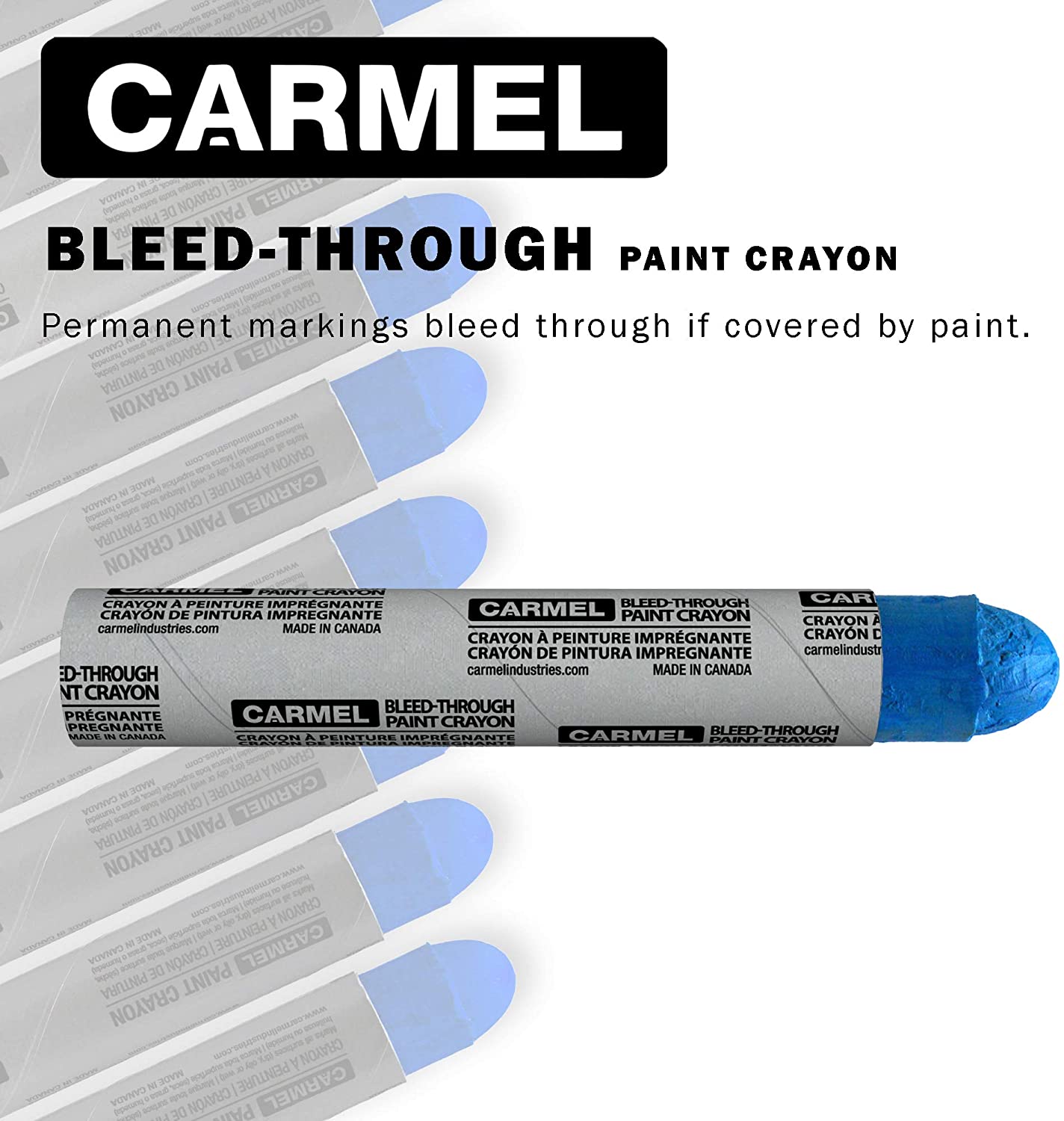Carmel BleedThrough paint Crayon, BleedThrough Solid Paint Marking