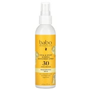 Babo Botanicals Swim & Sport, Mineral Sunscreen Spray, SPF 30, 6 fl oz (177 ml)