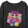 thumbnail image 3 of LOL OMG! Fashion Dolls - Skater Chick w/ Flowers - Women's Lightweight French Terry Long Sleeve Shirt, 3 of 5