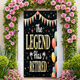thumbnail image 4 of Decorative Design Retirement Banner Festive Elements Celebration Banner Silver Balloons Party Decoration The Legend for Retirement Party Indoor Decoration Festive Celebration, 4 of 9