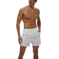 thumbnail image 1 of Summer Men's Beach Shorts Casual Short Pants Gym Fitness Jogging Sports Wear Mens Swim Shorts Plain Mesh Lining Quick Dry Swimming Summer Beach Pool Trunks, 1 of 4