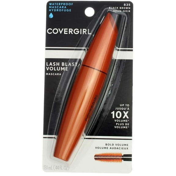 CoverGirl LashBlast Volume Mascara, Black Brown [810], 0.44 oz (Pack of 2)