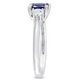 thumbnail image 3 of Everly Women's Sapphire 14K White Gold Engagement Ring, 3 of 7