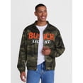 thumbnail image 5 of Busch Light Men's and Big Men's Graphic Windbreaker Jacket with Long Sleeves, Sizes S-3XL, 5 of 6