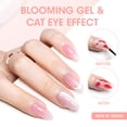 thumbnail image 4 of Gellen Gel Nail Polish, 6×8ml Natural 4 Effects Cat Eye & Blooming & Shimmer & Nude Gel Polish Set with Magnet, Soak off Nail Gel Kit At Home Salon Use, Orange Yellow Pink Series, 4 of 9