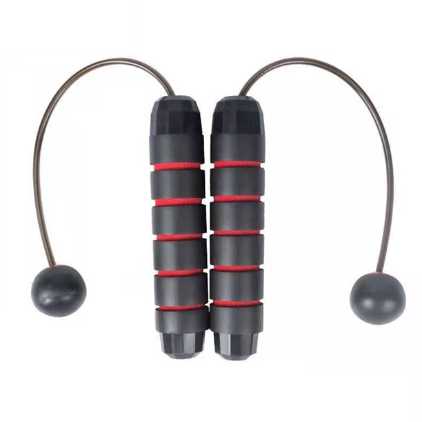 Cuerda para saltar, cuerda para saltar sin cuerda para entrenamiento físico, cuerda para saltar ajustable con peso y sin cuerda para hombres, mujeres y niños