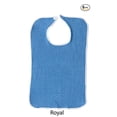 thumbnail image 1 of Adult Terry Cloth Bib With Velcro Closure Size 18 X 30 - 6 Pack (Royal), 1 of 1