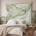 thumbnail image 3 of Marble Sage Green Large Tapestry for Bedroom Wall Hanging Tapestry,Modern Abstract Ink Painting Luxury Ceiling Backdrop Tapestries Poster Blanket Wall Decor for Teens Room Living Room Dorm 86" x 104", 3 of 8
