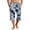 Royal Blue, variant on Mens Swim Trunks Men's Casual Resort Hawaiian Print Drawstring Cropped Capri Pants Summer Beach Swim Trunks with Elastic Waist Quick-Dry Shorts for Vacation Travel Coffee L