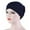 Navy, variant on Women's Cotton Turban Sleeping Bonnet Caps Skull Cap Muslim Turban Scarf Breathable Helmet Cancer Turban Cap Chemo Headwraps Polyester Swimming Hat Shower Cap Daily & Formal Wear Navy